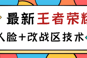 王者荣耀跳人脸技术+改战区技术教程，一份教程卖50，一天能卖5-15份