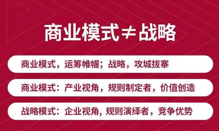 《新商业模式与利润增长》好的商业模式让你持续赚钱 实战+落地+系统课程